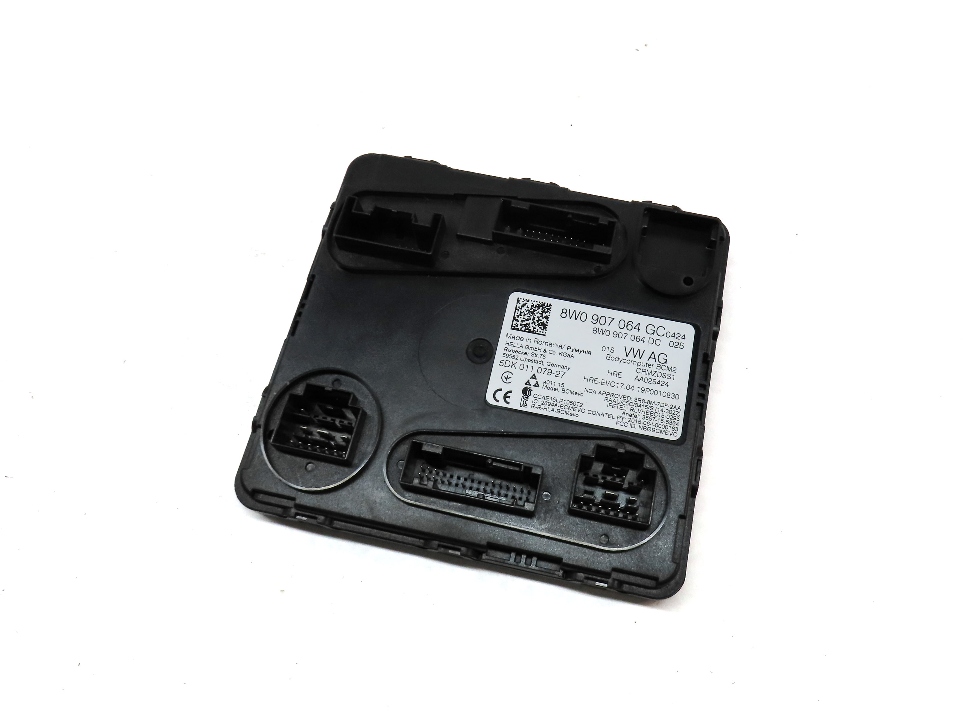 19-23 AUDI A4 A5 Q7 (B9 8W6 4M) POWER SUPPLY COMFORT BODY CONTROL MODULE BCM — exact item pictured